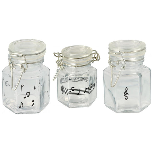 Mini-Aufbewahrungsglas mit Notenvarianten