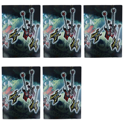 5 x Sammelmappe E-Gitarren, Rock