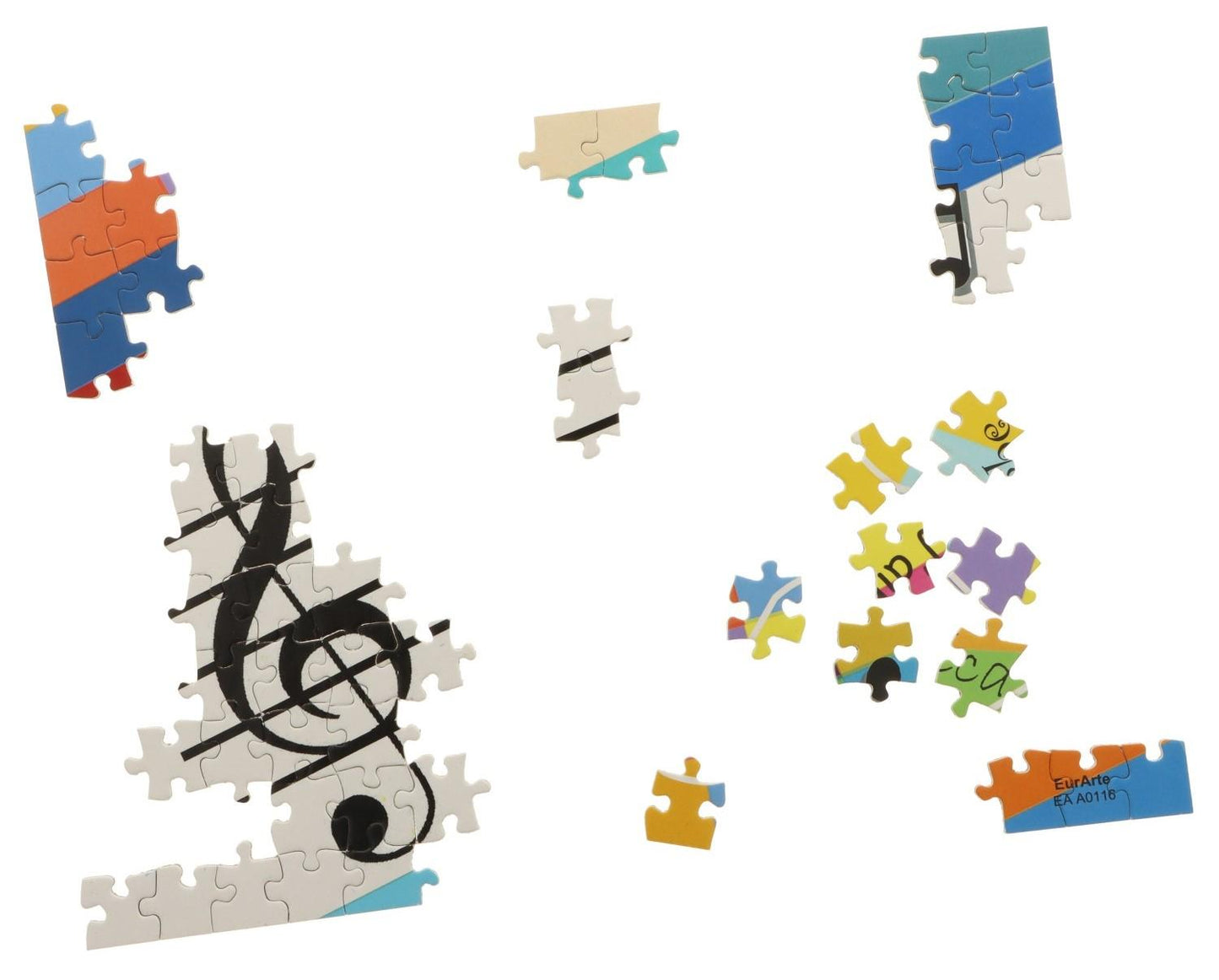 Puzzle mit Melodie-Motiven, Musik, 384 Teile