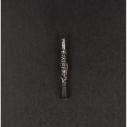 Klarinette-Pin, schwarz/silber