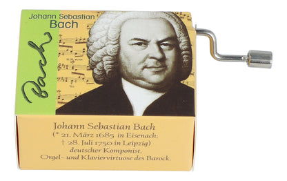 Spieluhren mit Komponisten-Motiv und passenden Melodien
