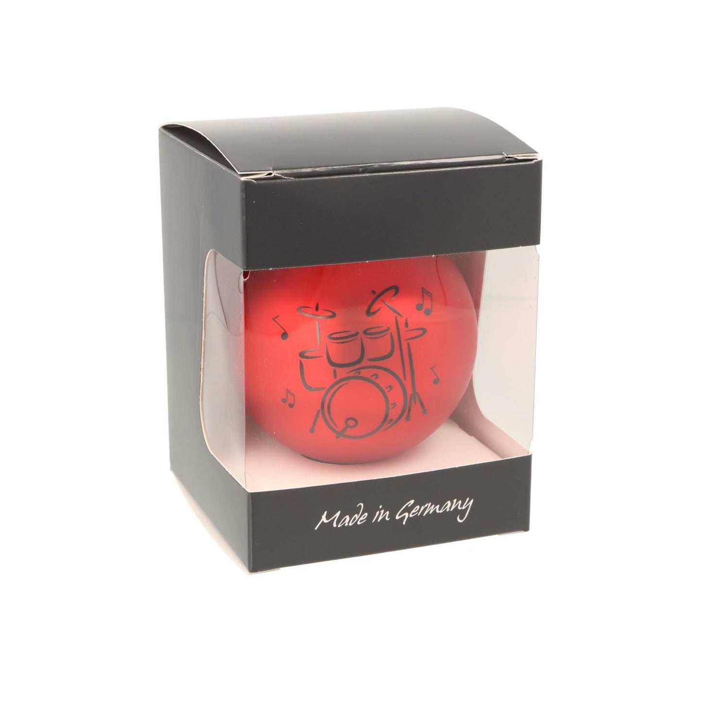 Christmas ball with drum print (single), various colors