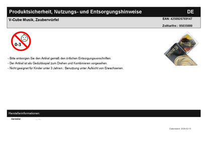 V-Cube Musik, Zauberwürfel