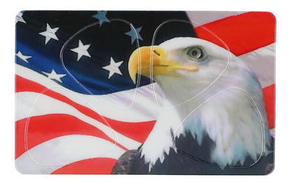 Plektrum-Karte mit 4 Plektren, Eagle USA