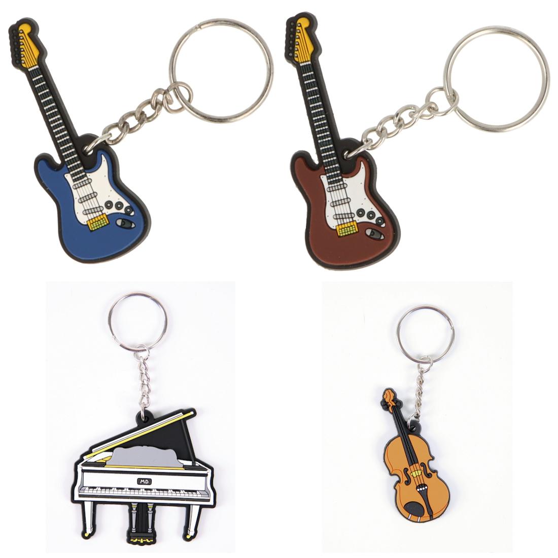 Plastic instrument keychain, various instruments