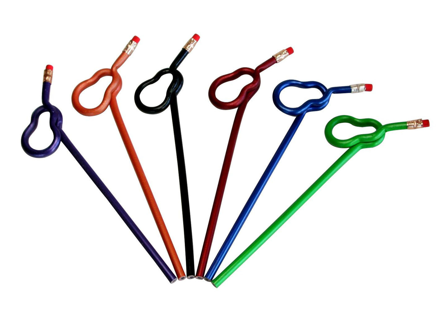 Geformte Bleistifte Gitarre mit Radiergummi