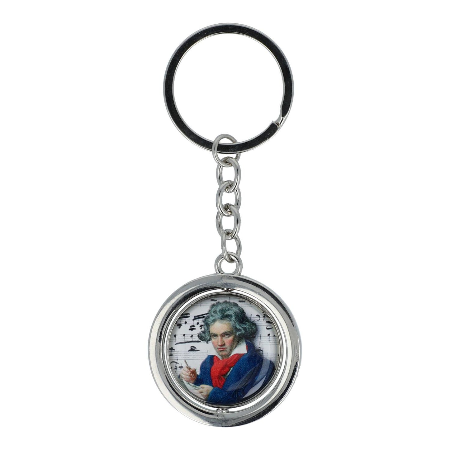 Schlüsselanhänger mit Portrait von Ludwig van Beethoven