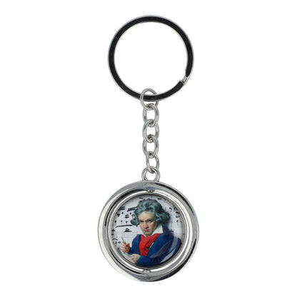 Schlüsselanhänger mit Portrait von Ludwig van Beethoven