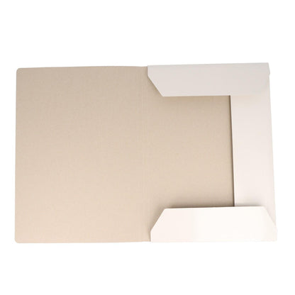 5 x weiße Sammelmappe mit schwarzen Notenzeilen