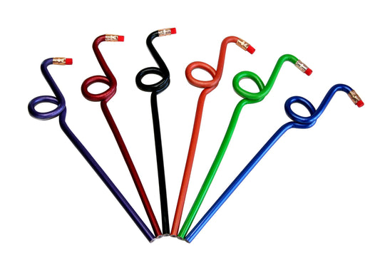 Geformte Bleistifte Achtelnote mit Radiergummi