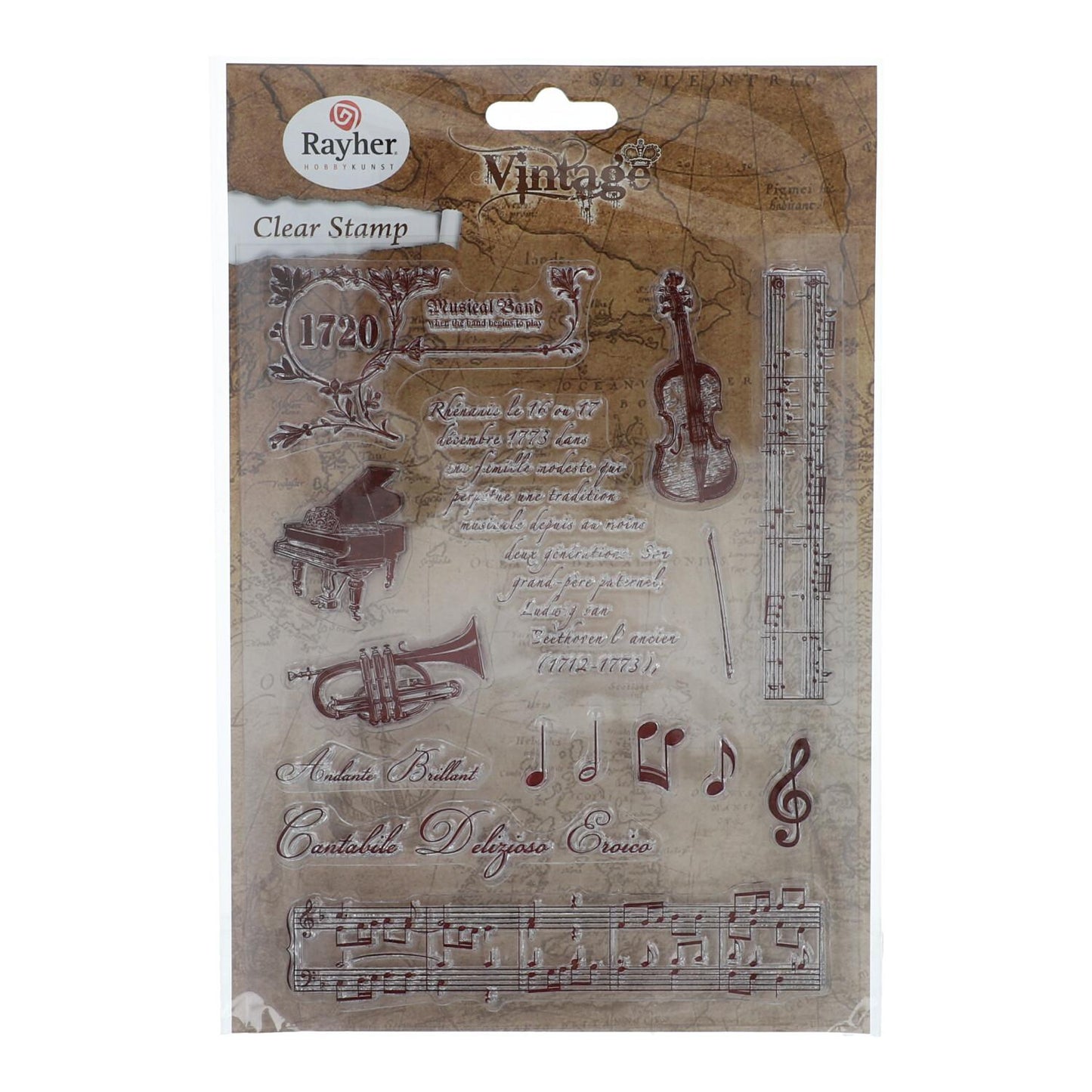 Stempel "Vintage Musik", klassische Musik