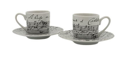 CANTATE-Espressogedeck, 4-teilig