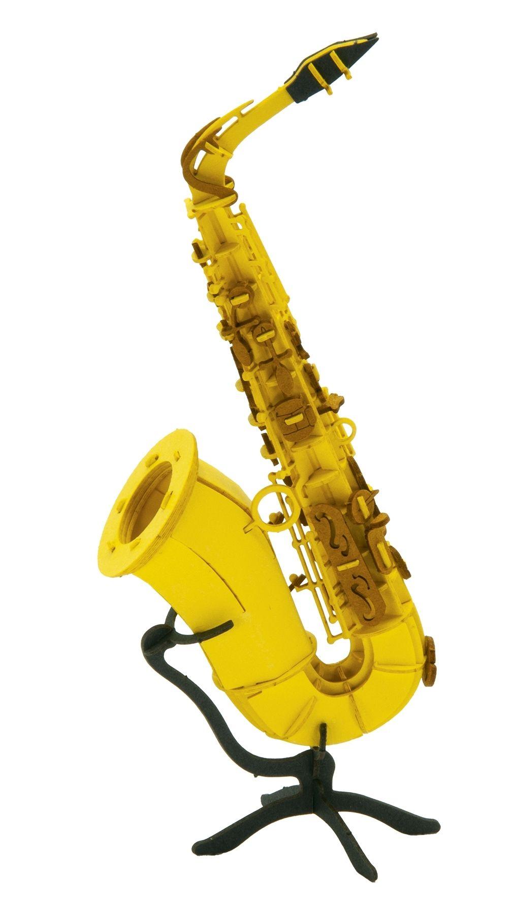 3D-Papiermodell, verschiedene Instrumente zum selbst zusammenbauen