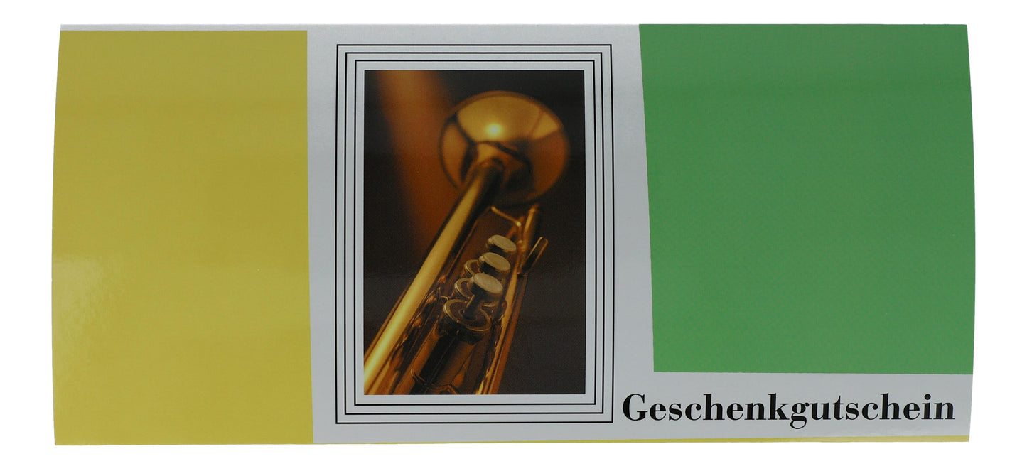 Geschenkgutschein Instrumente
