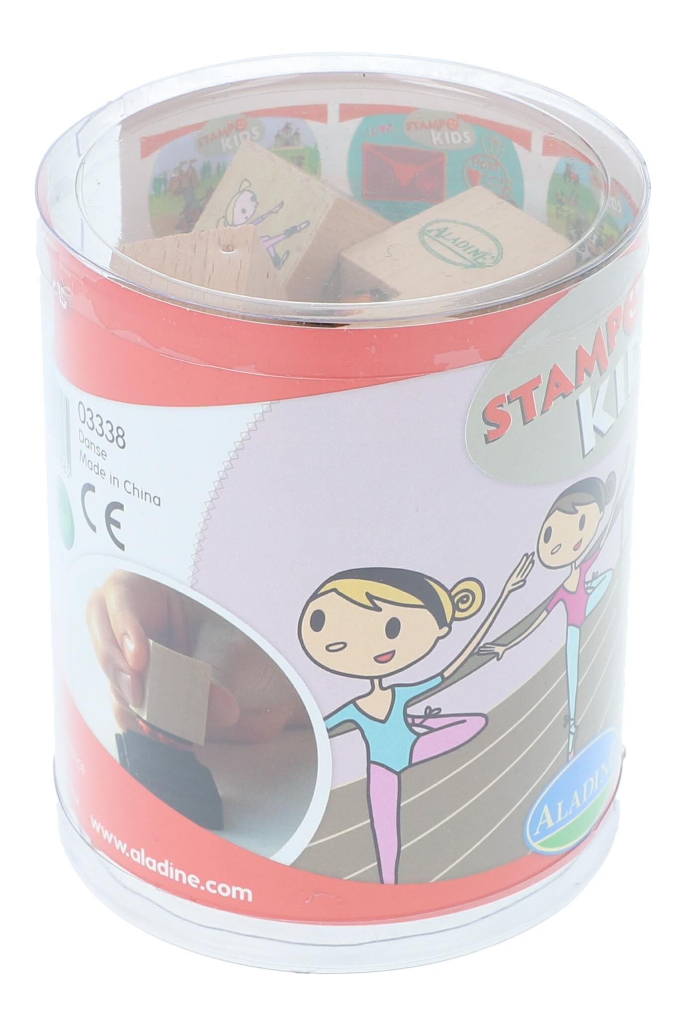 Holz-Stempelset  mit Musik- und Ballettmotiven