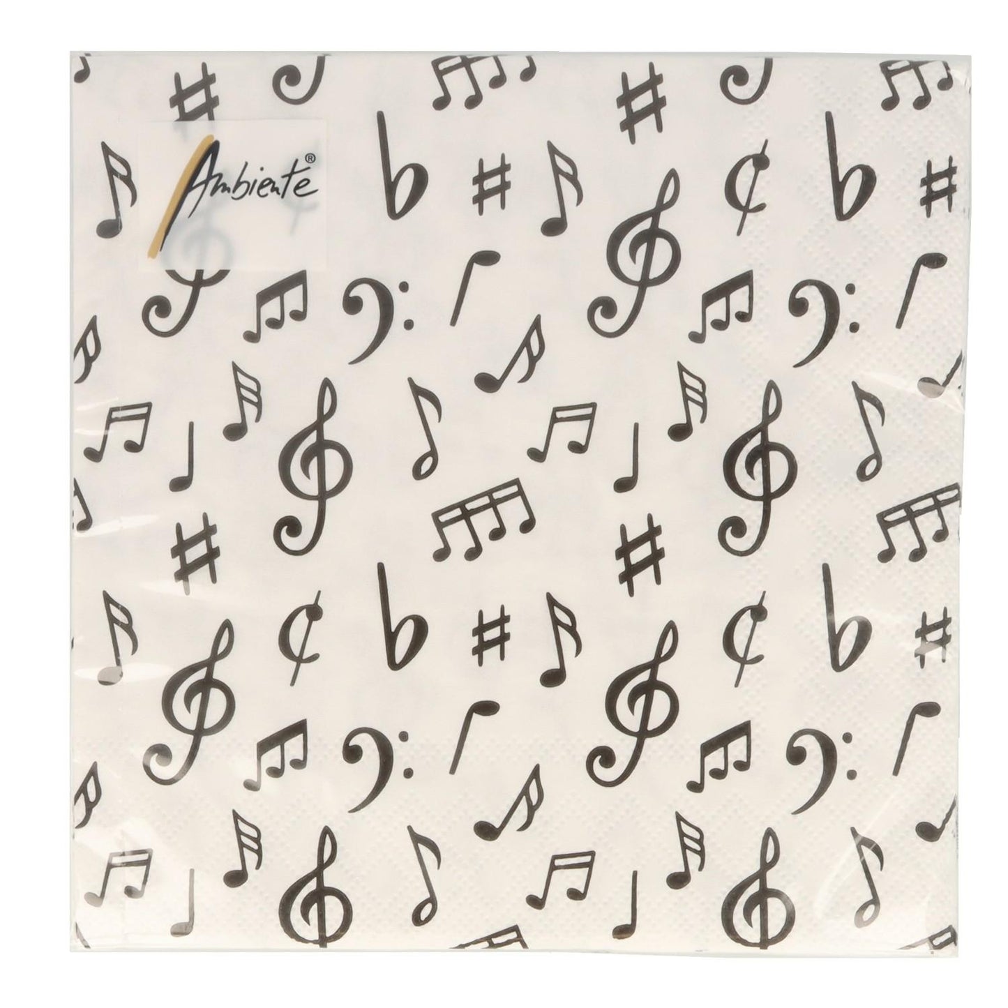 Servietten Music Notes