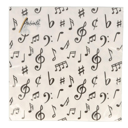Servietten Music Notes