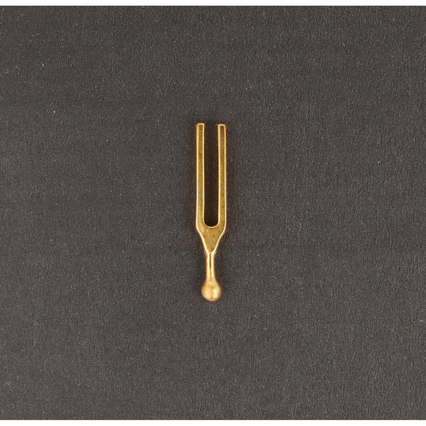 tuning fork pin, silver-plated or gold-plated