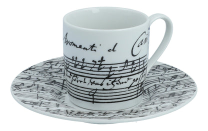 CANTATE-Espressogedeck, 2-teilig