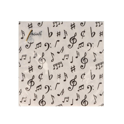 Servietten Music Notes