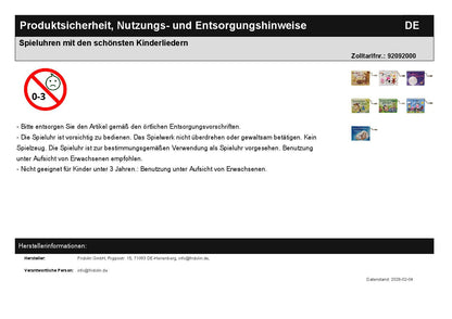 Music boxes with the most beautiful children's songs