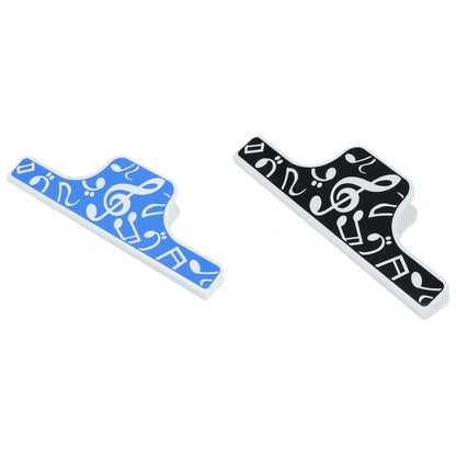 Jumbo clip with notes and treble clef