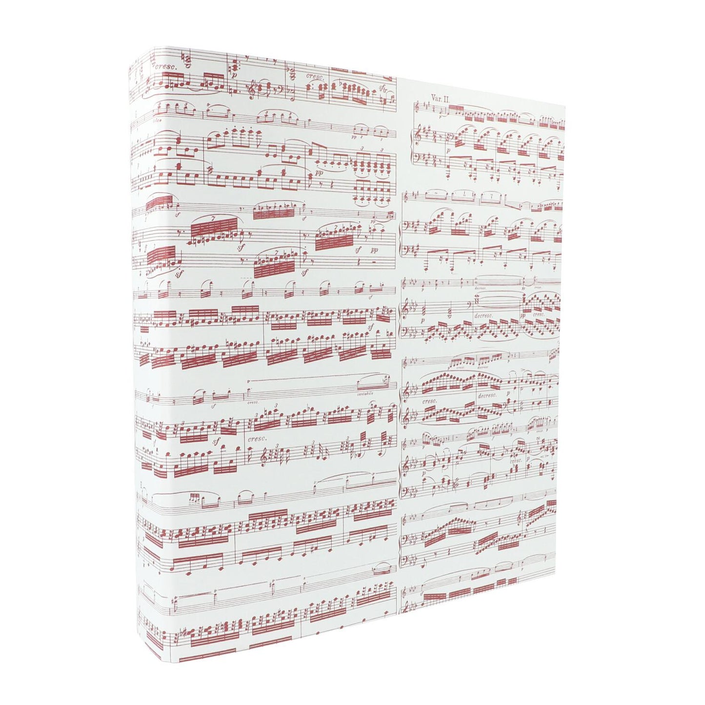 Notenlinien-Ordner in drei verschiedenen Farben - Farbe: bordeaux