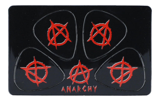 Plektrum-Karte mit 4 Plektren,  Anarchy