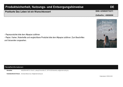 Postcard Life is a wish concert