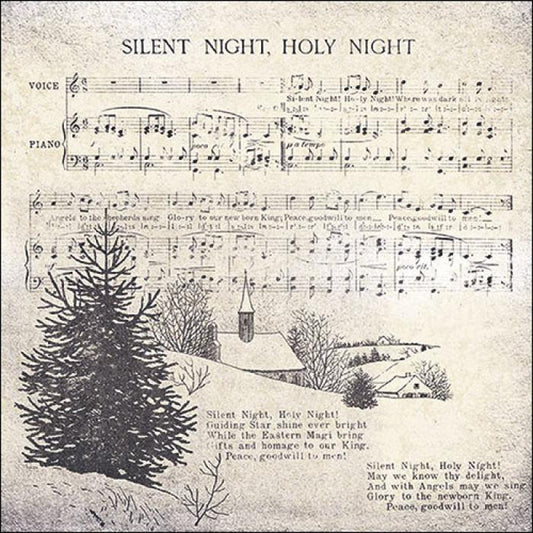 Servietten Silent night, Holy night