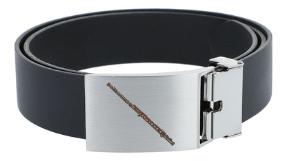 Ledergürtel und Schließe mit diversen Instrumenten