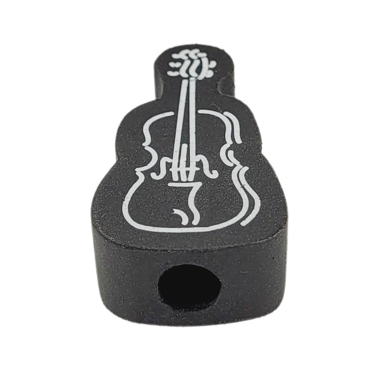 Violin Eraser in black - pack of 10