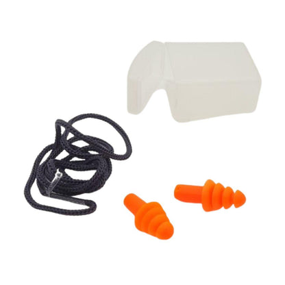 10er-Packung wiederverwendbare Ohrstöpsel / Gehörschutzstöpsel, SNR 22 dB