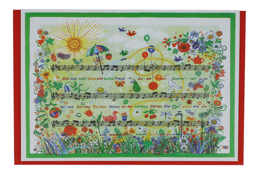 Doppelkarte, Geh aus mein Herz