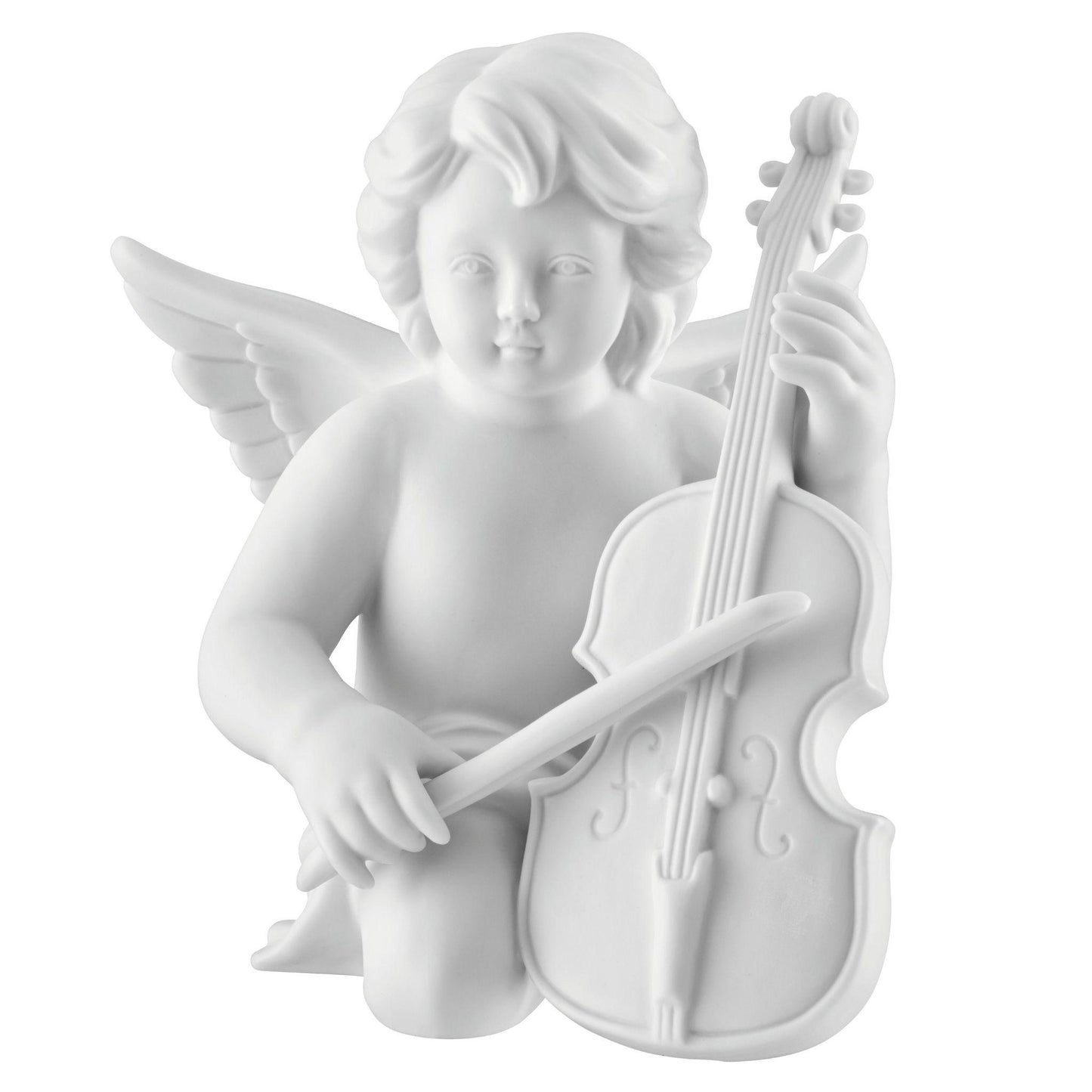 Engel mit Cello, aus Porzellan, Größe: 14 cm