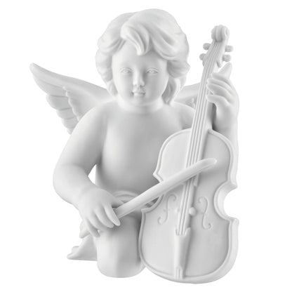 Engel mit Cello, aus Porzellan, Größe: 14 cm