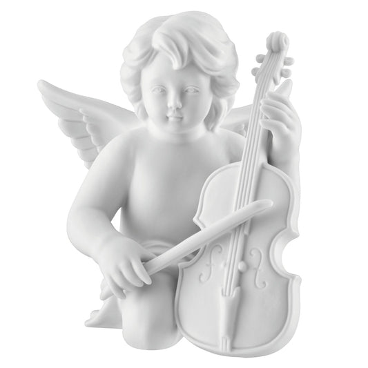 Engel mit Cello, aus Porzellan, Größe: 14 cm