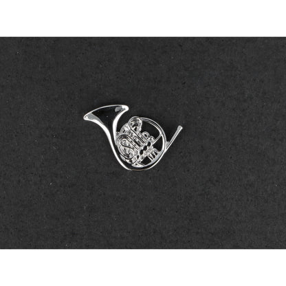 Horn-Pin, versilbert