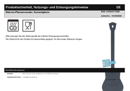 Gitarren-Pfannenwender, Konzertgitarre