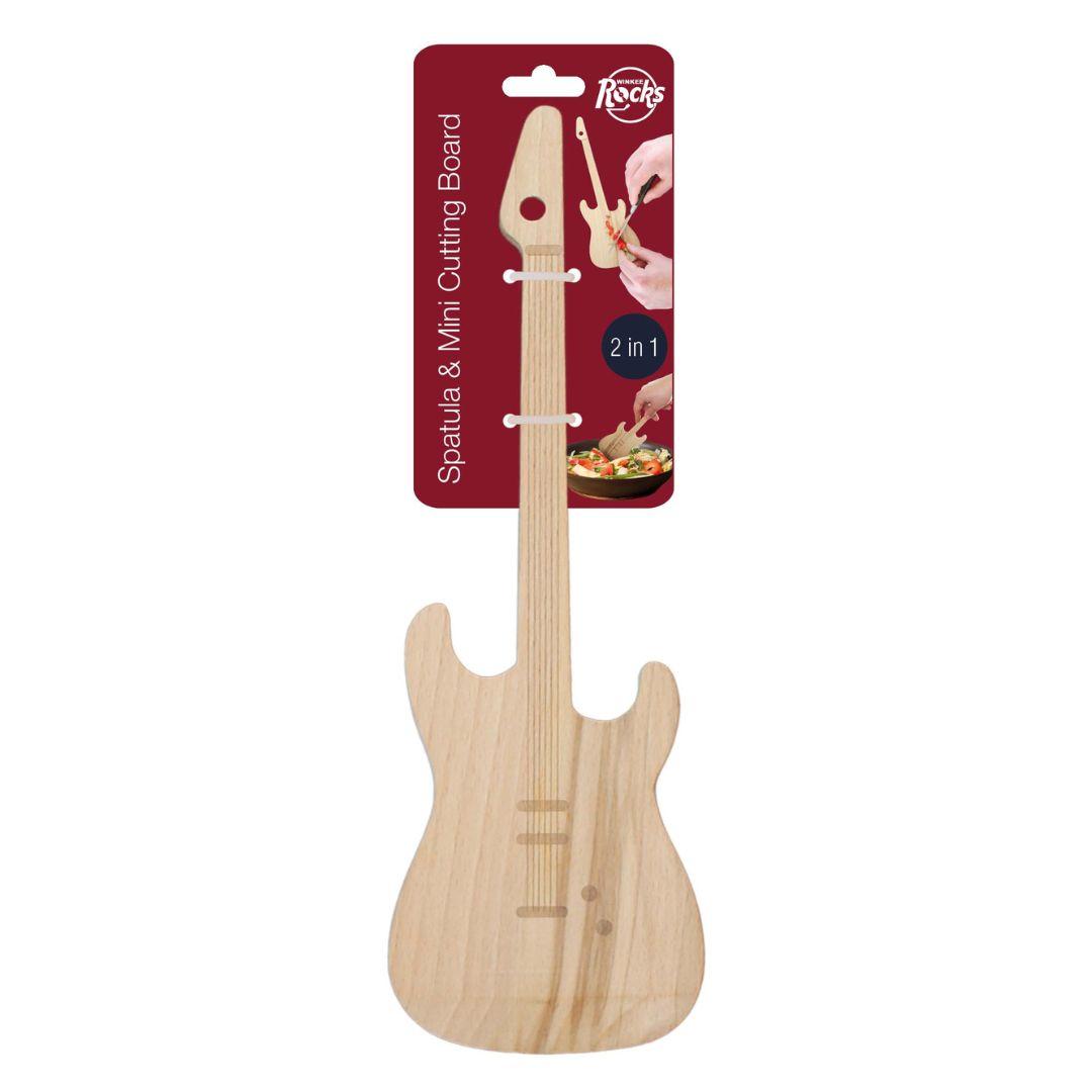 E-Gitarren-Pfannenwender und Mini-Schneidebrett