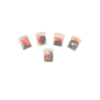 5er-Packung wiederverwendbare Ohrstöpsel / Gehörschutzstöpsel, SNR 22 dB