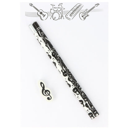 Schreibset mit Notizblock A5 "Band", Bleistiften und Radiergummi