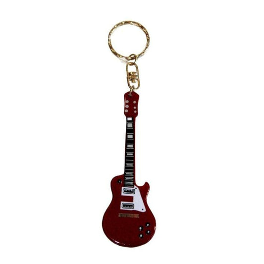 Les Paul-Gitarren-Schlüsselanhänger, rot, ca. 10 cm