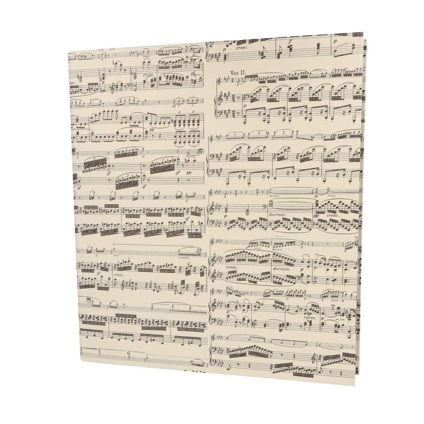 Notenlinien-Ordner in drei verschiedenen Farben - Farbe: schwarz