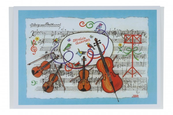 Doppelkarte, Streichquartett, Beethoven