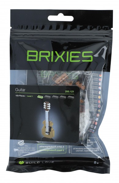 Brixies Mini-Collectionen / Microsized building blocks, Akkustik-Gitarre