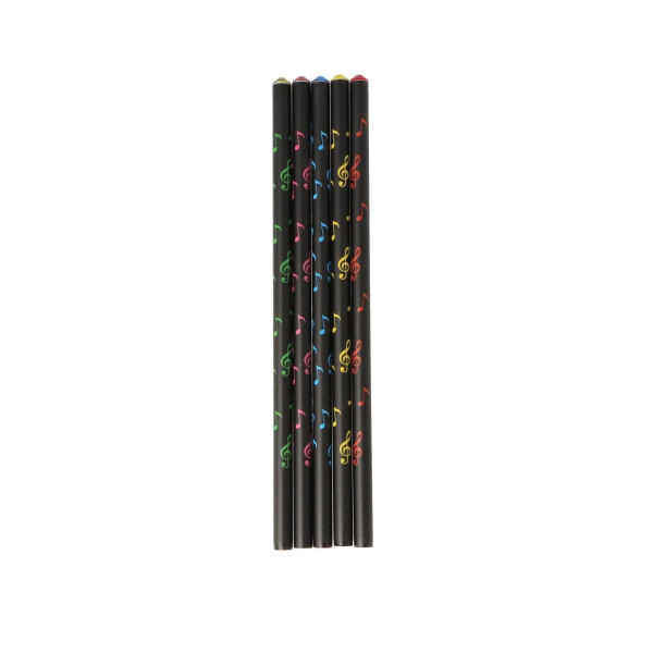 farbige Notenmix Bleistifte mit dekorativem Schmuckstein