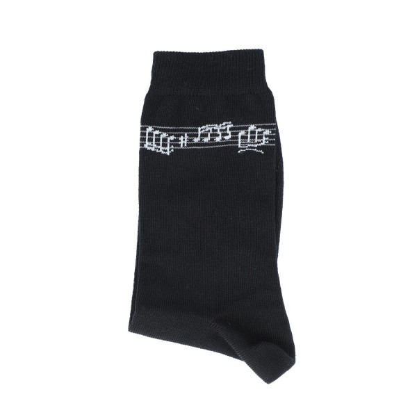 Socken mit eingewebtem Notenband, Noten, Notenlinie, Musik-Socken
